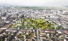 Perspective futur quartier site ACI